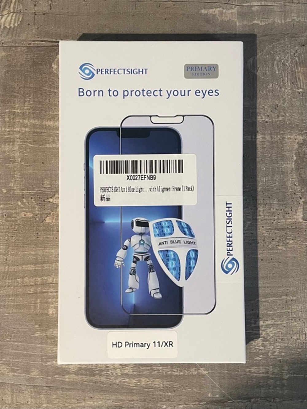 PerfectSight Anti Blue Light Tempered Glass Screen Protector Screen Size 6.1